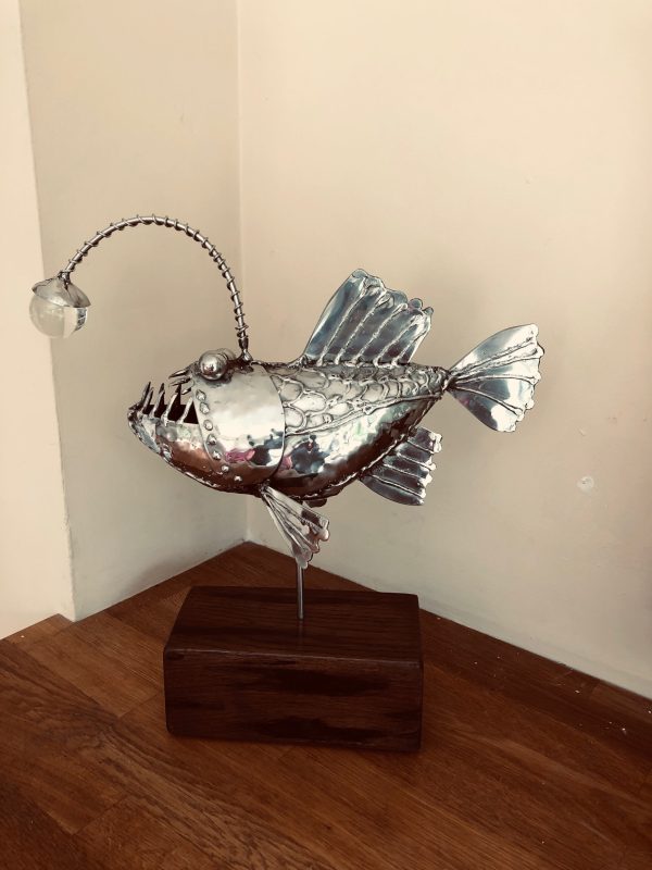 Anglerfish sculpture