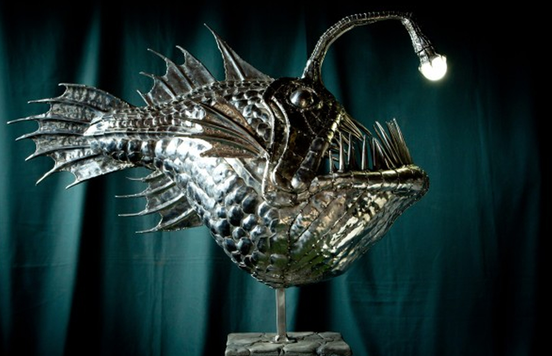 Anglerfish sculpture