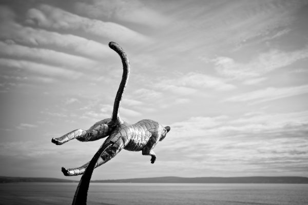 Cheetah sculpture