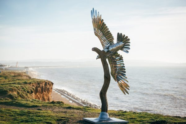 Golden eagle Sculpture
