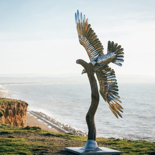 Golden eagle Sculpture