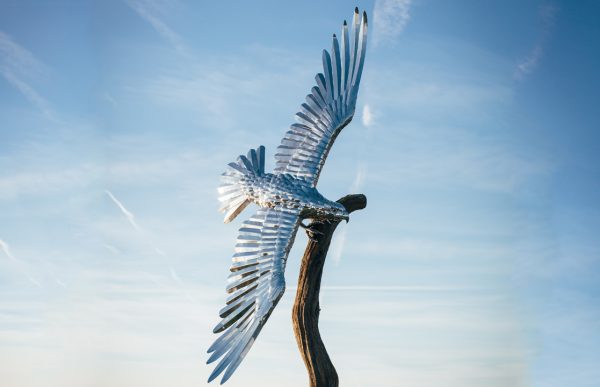 Golden Eagle Sculpture