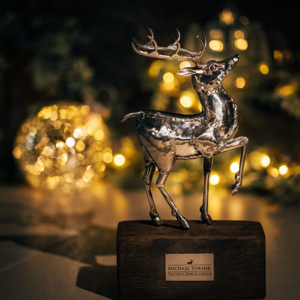 Baby Reindeer sculpture