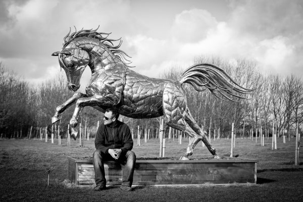 Horse sculpture