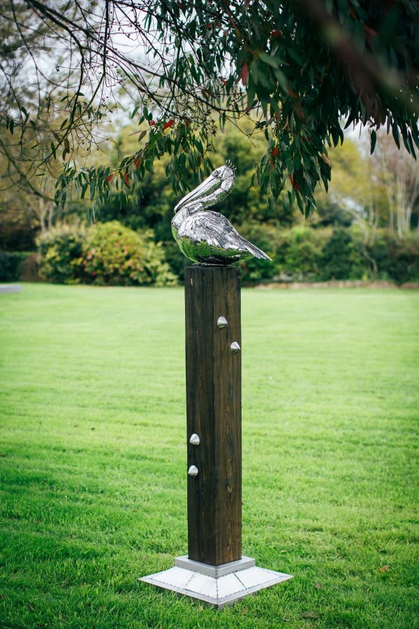 Small Pelican Garden Sculpture
