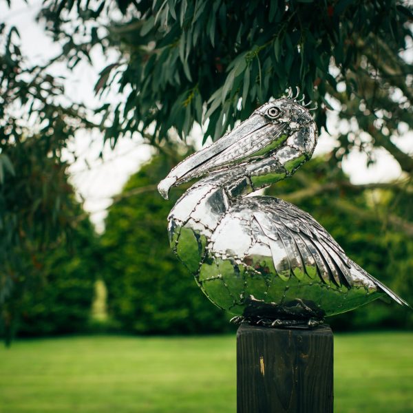 Small Pelican Garden Sculpture