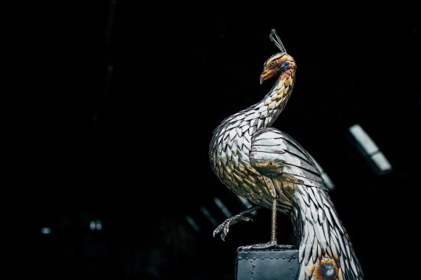 Peacock Garden Sculpture