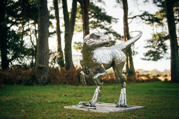 Velociraptor sculpture