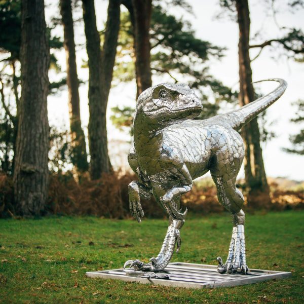 Velociraptor sculpture