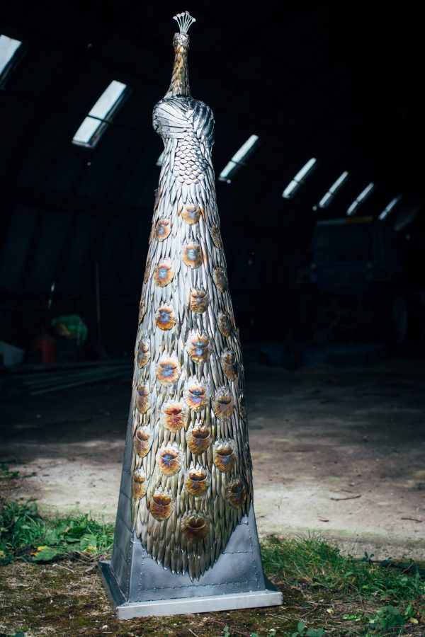Peacock Garden Sculpture