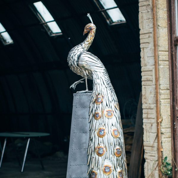 Peacock Garden Sculpture