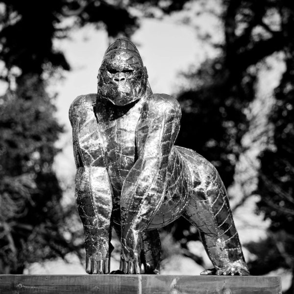 Gorilla Garden Sculpture
