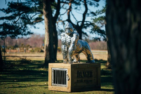 Gorilla Garden Sculpture