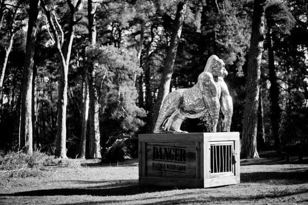 Gorilla Garden Sculpture