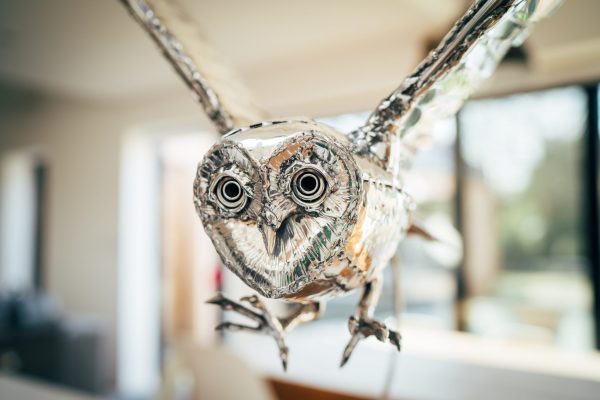 Owl sculpture