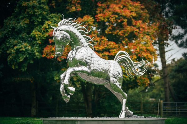Horse sculpture