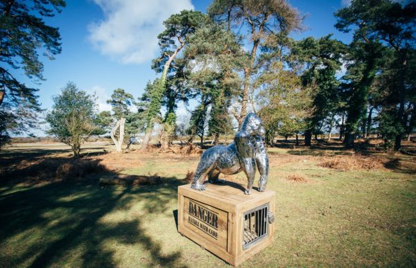 Gorilla Garden Sculpture