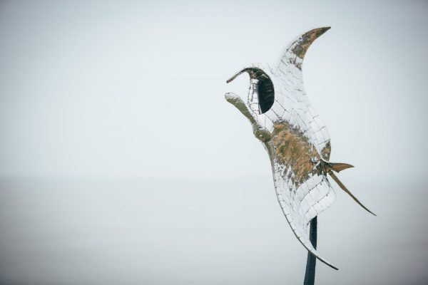 Manta Ray Garden Sculpture