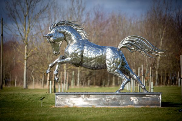 Horse sculpture
