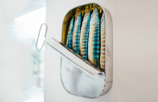 Sardines wall mounted artwork