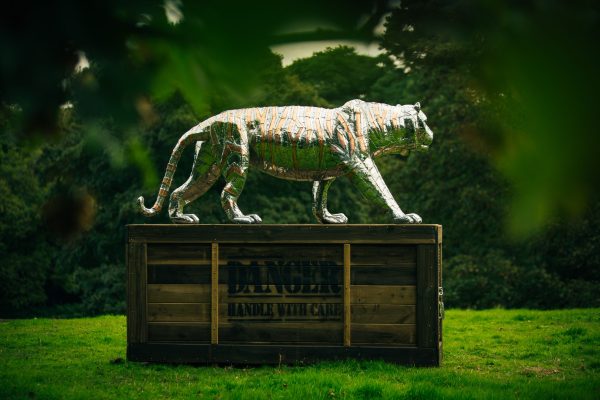 TIger garden sculpture