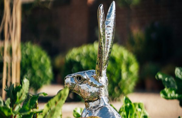 Metal Hare Sculpture
