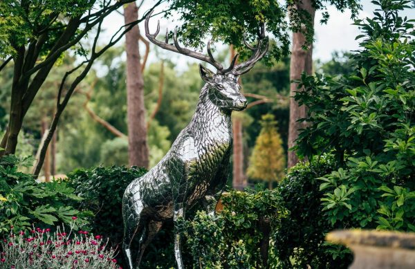 Stainless Steel Royal Stag Sculpture