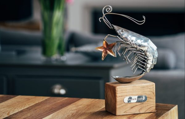 Prawn sculpture