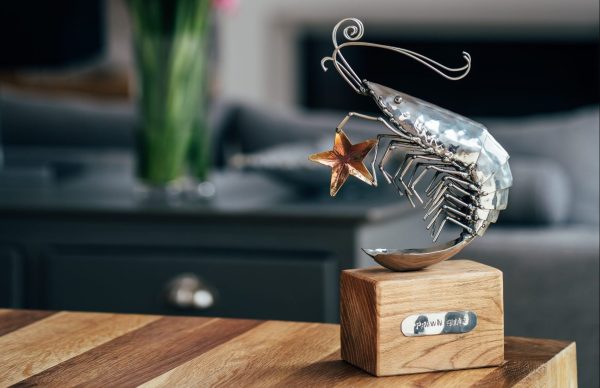 Prawn sculpture