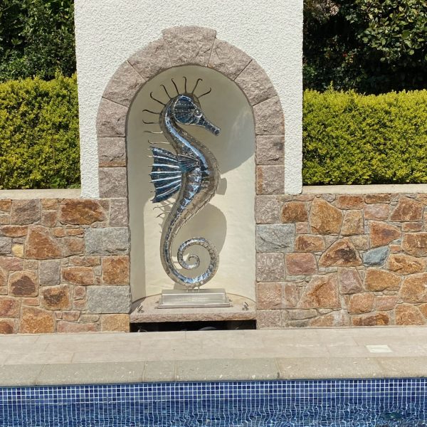 Seahorse sculpture