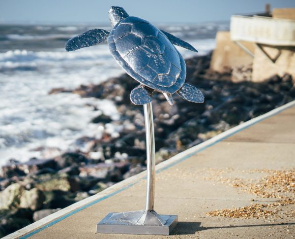 Stainless steel Turtle Sculpture