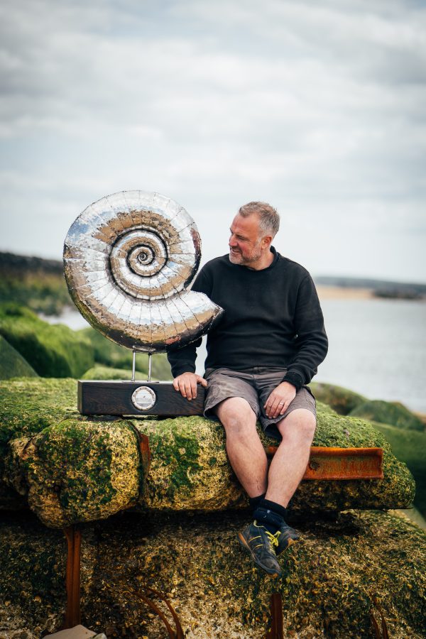 Michael Turner Ammonite sculpture